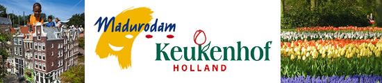 Nederland in het klein bezoeken? Taxibus Amsterdam brengt u van Amsterdam naar Madurodam en de Keukenhof. Bel met Taxibus Amsterdam voor meer informatie.
